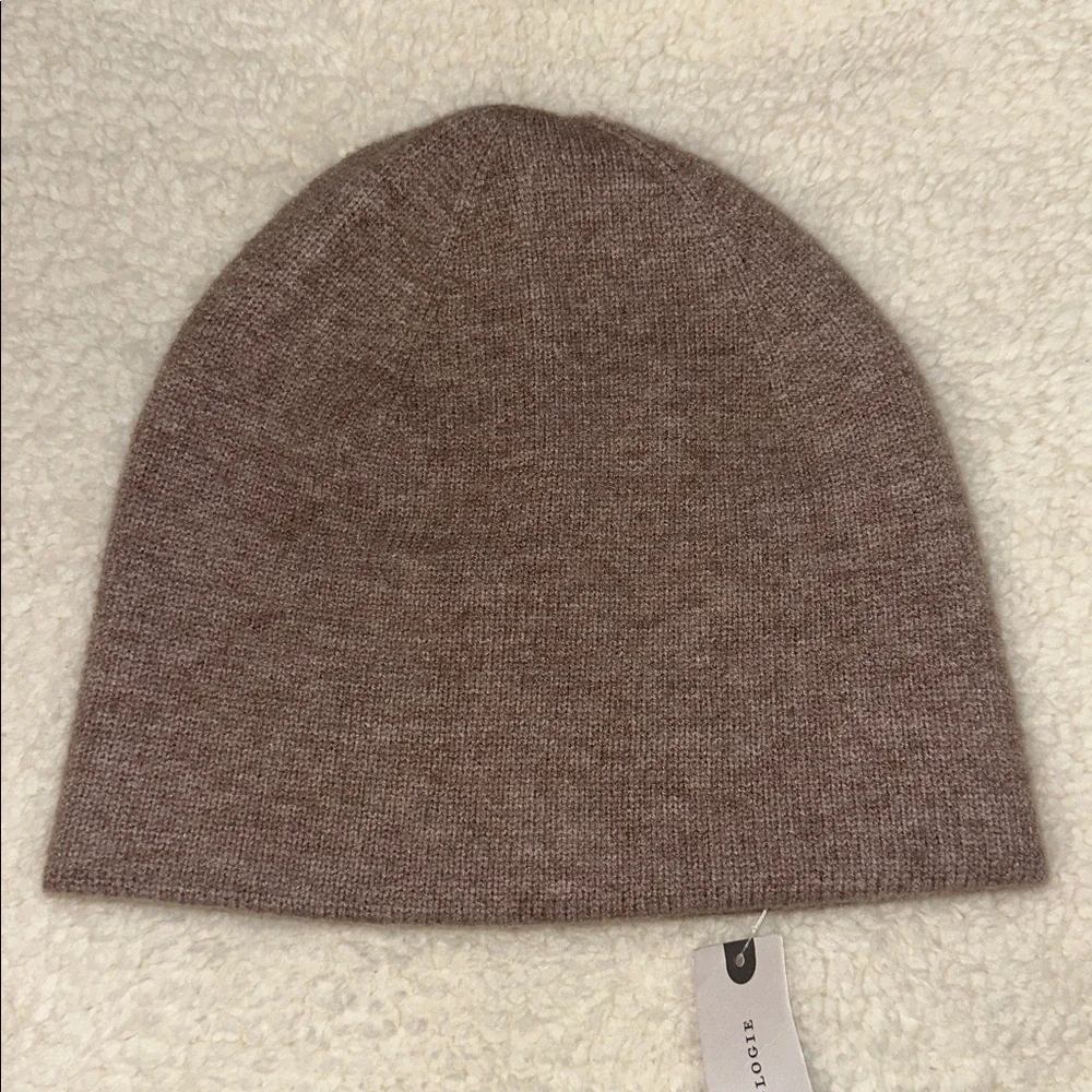 Anthropologie Dusty Rose Knit Beanie